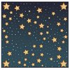 Deerlux 6 ft. Social Distancing Colorful Kids Classroom Seating Area Rug, Starry Sky Design, 8 x 8 ft Large QI003864.L